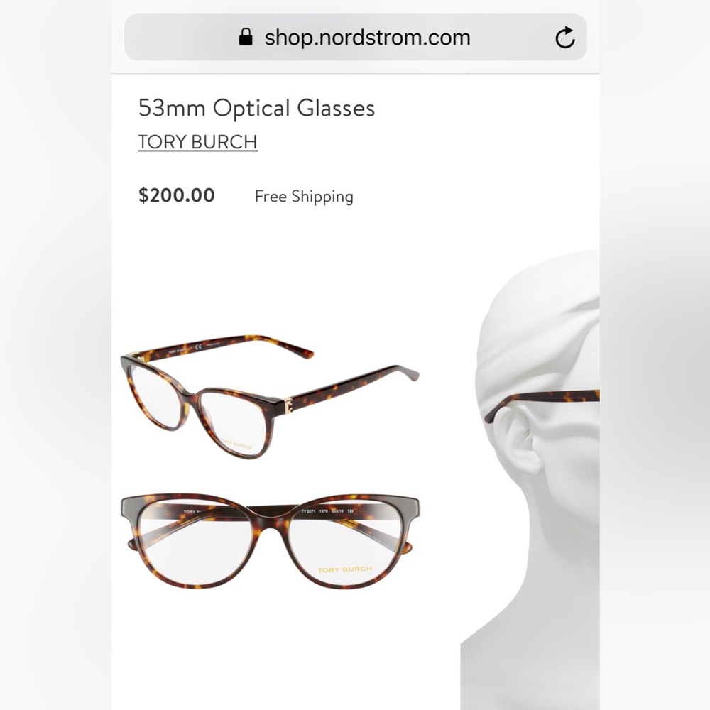 Tory Burch optical glasses